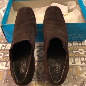 Aerology Broadlast Brown Suede Shoes